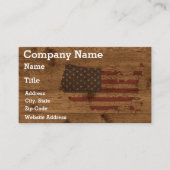 ウッ素朴ドオーバー統一された州名刺 名刺 (正面)