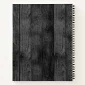 ウッ素朴ドカントリーパーソナライズされたレシピ ノートブック (裏面)