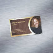 ウッ素朴ドゴールドフォ実在イルエステートフォト不動産仲介業者 マグネット名刺 (インサイチュ)