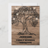 ウッ素朴ドストリングライト&ツリーファミリ懇親会I 招待状 (正面)