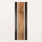 ウッ素朴ドトーンモノグラムストライプ ヨガマット (正面)