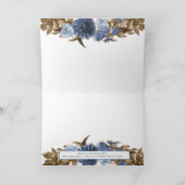 ウッ素朴ドネービーブルーフローラ秋パンプキ感謝していン カード (内部)