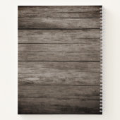 ウッ素朴ドファミリーお気に入りのレシピ料理帳   ノートブック (裏面)