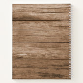 ウッ素朴ドファミリーお気に入りのレシピ料理帳 ノートブック (裏面)