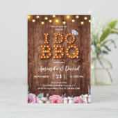 ウッ素朴ドフローラコットンIドBBQ招待状 招待状 (スタンド正面)