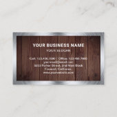 ウッ素朴ドホイールアライメントカータイヤショップ 名刺 (裏面)