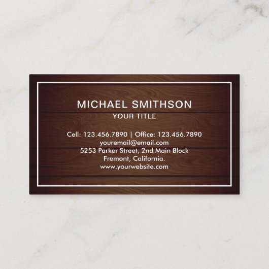 ウッ素朴ドホームアイコンエ実在ステートエージェント 名刺 (裏面)