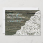 ウッ素朴ドレースSweet sixteen誕生日招待状 招待状 (正面)