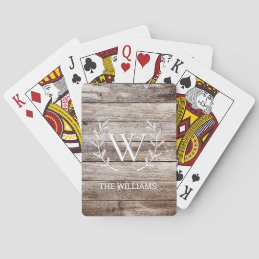 ウッ素朴ドローレカスタムル遊モノグラムのズカード トランプ (裏面)