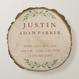 ウッ素朴ド丸ベビー補強枕 ラウンドクッション