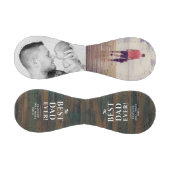 ウッ素朴ド最高のパパエバーフォトコラージュ 野球ボール (パネル)