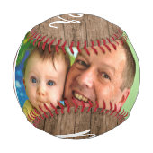 ウッ素朴ド3フォトコラージュアン最高のクルエバー 野球ボール (正面)