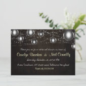 ウッ素朴ド·ストリング·ラ結婚イトのリハーサル·ディナー 招待状 (スタンド正面)