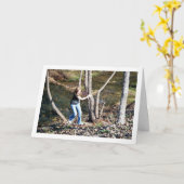 ウッ遊ズの子供 カード (黄色い花)