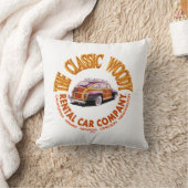 ウディクラシックーレンタル車Ver 3付き枕 クッション (ブランケット)