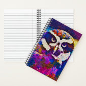 "ウディ・フー"フクロウ スパイラル ノートブック (内側)