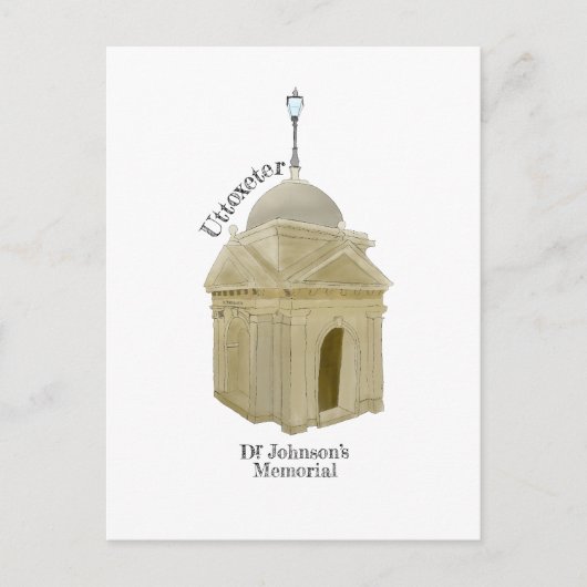 ウトクシーター・ドクタージョンソン記念碑 ポストカード (正面)