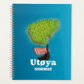 ウトヤノルウェー旅行ポスター プランナー手帳 (正面)