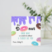 ウドナットノウ先生サンキューカード 招待状 (スタンド正面)