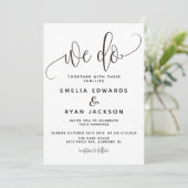 ウド結婚式招待状 招待状 (スタンド正面)