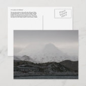ウナアラスカ島のゴースト山脈 ポストカード (正面/裏面)