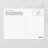 ウナアラスカ島のスイカ・ベリーの花 ポストカード (裏面)