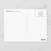 ウナアラスカ島のヒトデ ポストカード (裏面)