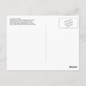 ウナアラスカ島の冬のWWIIクオンストハット ポストカード (裏面)