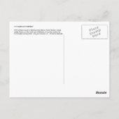 ウナアラスカ島のWWII砲兵山 ポストカード (裏面)