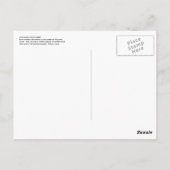 ウナアラスカ島ブラックスコーターダック ポストカード (裏面)