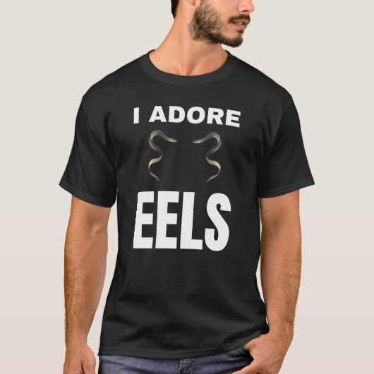 ウナギが大好きです Tシャツ (正面)