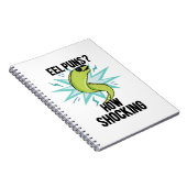 ウナギのダジャレって、なんて衝撃的におもしろいの？ 面白い動物のダジャレ ノートブック (右側)