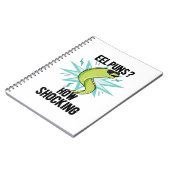 ウナギのダジャレって、なんて衝撃的におもしろいの？ 面白い動物のダジャレ ノートブック (左側)