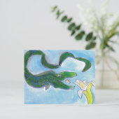 ウナギ食べバナナ！ ポストカード (スタンド正面)