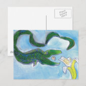ウナギ食べバナナ！ ポストカード (正面/裏面)