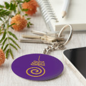 ウナロメの仏像 キーホルダー (側面)