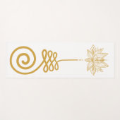 ウナロメの仏像 ヨガマット (正面(横))