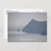 ウナ素晴らしラス島の神父ロック ポストカード (正面/裏面)