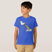 ウニおもしろいコーンの虹 Tシャツ (正面フル)