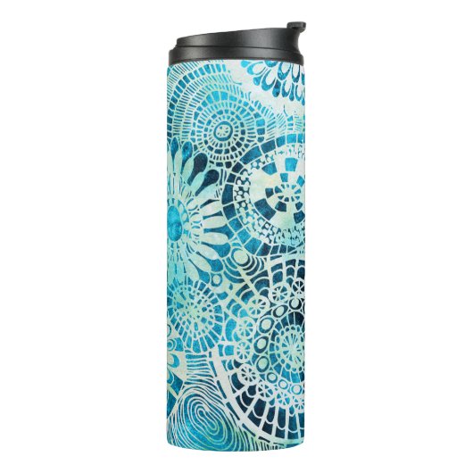 ウニとオピヒのパーティー熱帯模様 タンブラー (回転左)