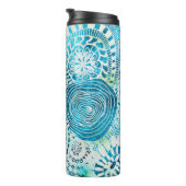 ウニとオピヒのパーティー熱帯模様 タンブラー (回転右)