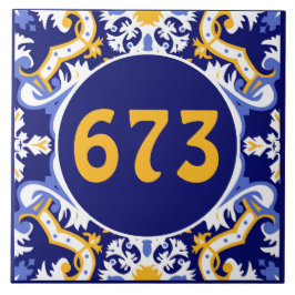 ウニカスタムウチソウ、青、黄 タイル