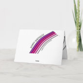 ウニパーソナライズされたコーン,花,蝶誕生日 カード (裏面)