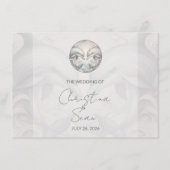 ウニモダンイルカ結婚エンクロージャカード エンクロージャーカード (正面)