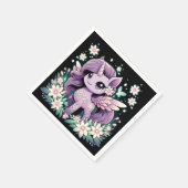 ウニモダンコーン赤ちゃんシャワー スタンダードカクテルナプキン (角)