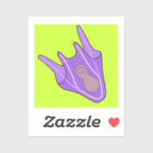 ウニ幼生ステッカー