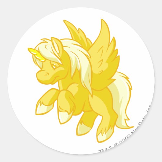 ウニ金ゴールド ラウンドシール (正面)