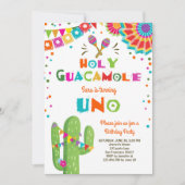 ウノフィエスタファースト誕生日招待サボスパーティー 招待状 (正面)