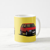 ウノミレターボ- 2つの画像コーヒーマグ コーヒーマグカップ (正面右)