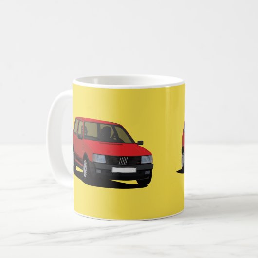 ウノミレターボ- 2つの画像コーヒーマグ コーヒーマグカップ (正面左)